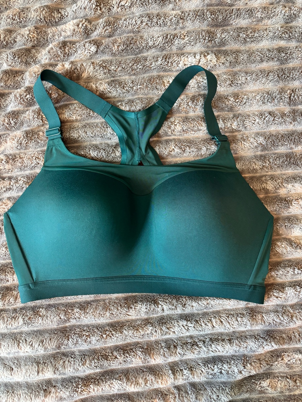 Victoria's Secret Teal Green Racerback Seamless Sports Bra 38D